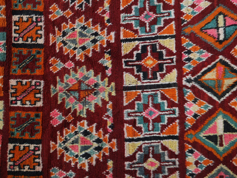 Awragh Vintage Moroccan Rug 6'3" x10'2"