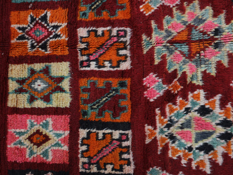 Awragh Vintage Moroccan Rug 6'3" x10'2"