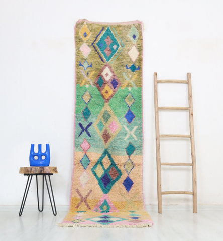 Tazoughart Moroccan Rug  2'6" x 9'3"