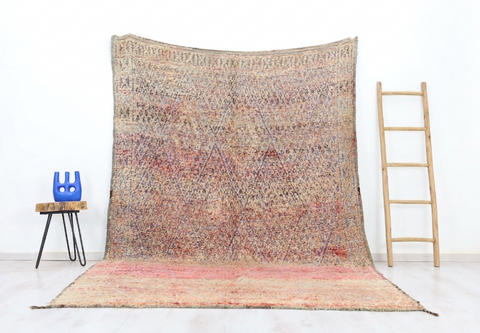 Tafuklit Vintage Moroccan Rug 6'8" x 10'2"