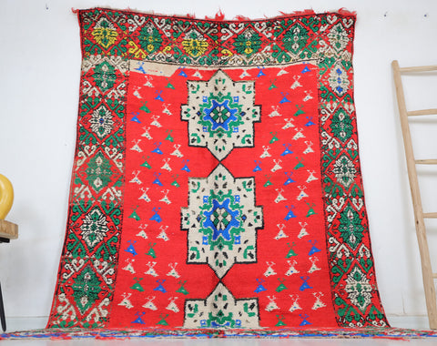 Anqa Vintage Moroccan Rug  5'2" x 8'2"