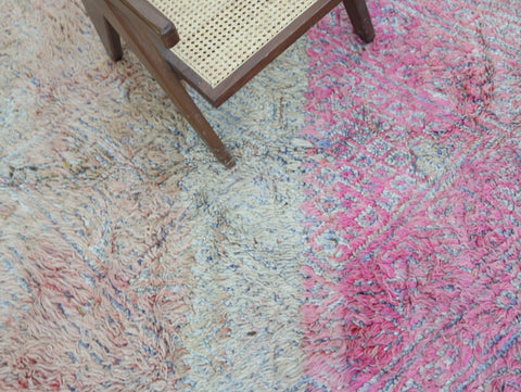 Taymut Vintage Moroccan Rug 6'6" x9'8"