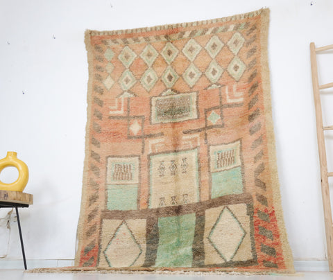 Almuz Vintage Moroccan Rug  4'6" x 8'4"