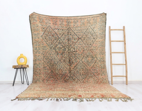 Idder Vintage Moroccan Rug 6'3" x 10'4"