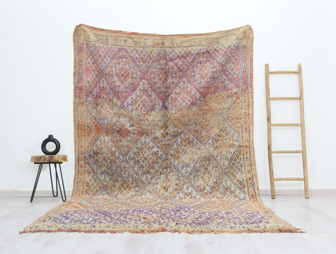 Tirni Vintage Moroccan Rug 6'4" x10'0"