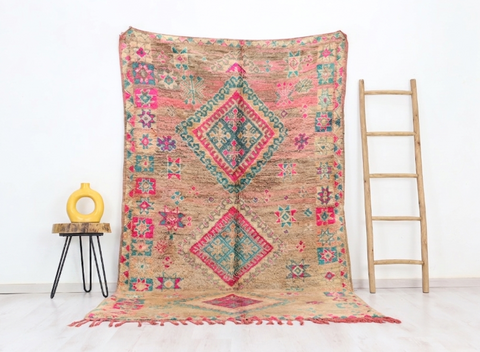 Mazi Vintage Moroccan Rug 5'2" x 8'9"