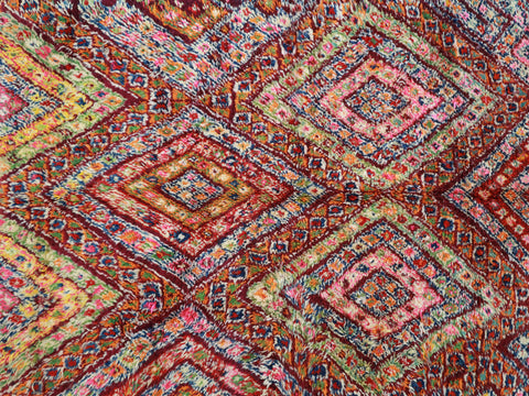 Amerqran Vintage Moroccan Rug  5'2" x11'0"