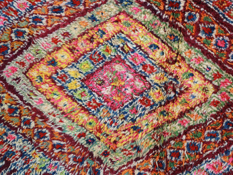 Amerqran Vintage Moroccan Rug  5'2" x11'0"