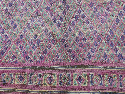 Tawriqt Vintage Moroccan Rug 6'6" x10'3"