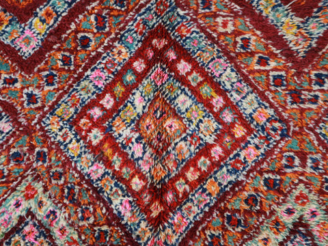 Amerqran Vintage Moroccan Rug  5'2" x11'0"