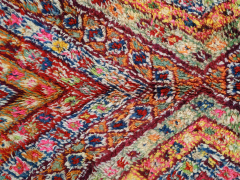 Amerqran Vintage Moroccan Rug  5'2" x11'0"