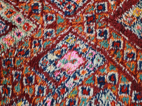 Amerqran Vintage Moroccan Rug  5'2" x11'0"