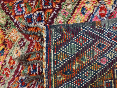 Amerqran Vintage Moroccan Rug  5'2" x11'0"