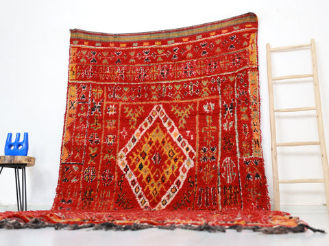 Ajeddig Vintage Moroccan Rug  6'2" x11'5"