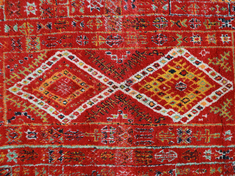 Ajeddig Vintage Moroccan Rug  6'2" x11'5"