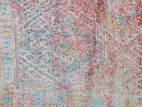 Amzagh Vintage Moroccan Rug 6'3" x10'3"