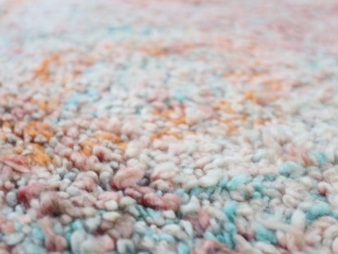 Amzagh Vintage Moroccan Rug 6'3" x10'3"