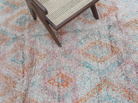 Amzagh Vintage Moroccan Rug 6'3" x10'3"