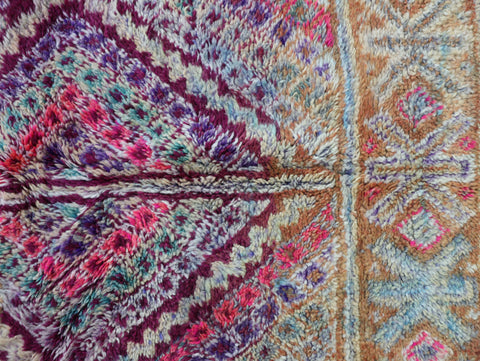Tamalout Vintage Moroccan Rug 5'0" x 8'7"