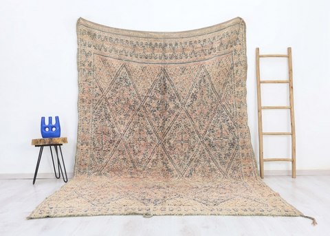 Baheddi Vintage Moroccan Rug 6'6" x 10'0"