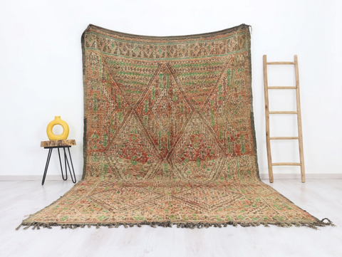 Izri Vintage Moroccan Rug 6'8" x 11'4"