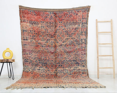 Aylana Vintage Moroccan Rug  5'7" x9'7"