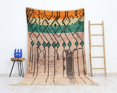 Tafna Moroccan Rug 5'2" x 8'8"