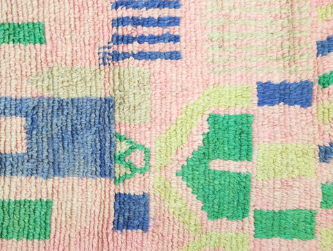 Tamenzut Moroccan Rug 2'4" x 10'2"