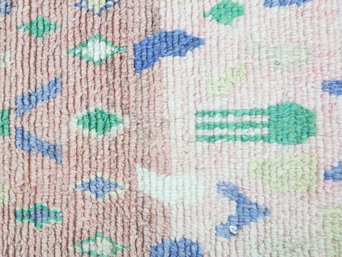 Tamenzut Moroccan Rug 2'4" x 10'2"