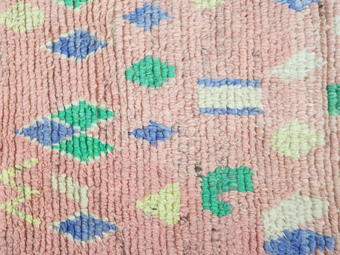 Tamenzut Moroccan Rug 2'4" x 10'2"