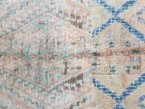 Hizal Vintage Moroccan Rug 6'6" x12'1"