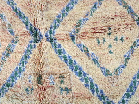 Hizal Vintage Moroccan Rug 6'6" x12'1"