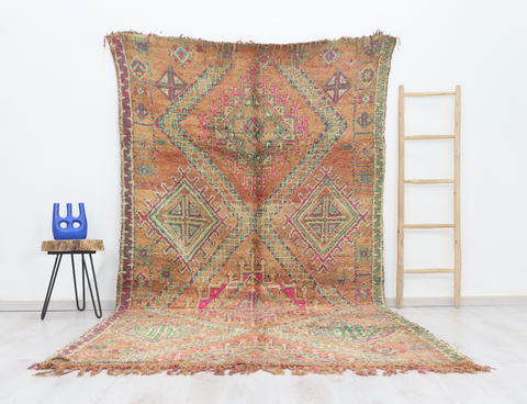 Assfar Vintage Moroccan Rug 5'9" x10'8"