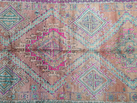 Assfar Vintage Moroccan Rug 5'9" x10'8"