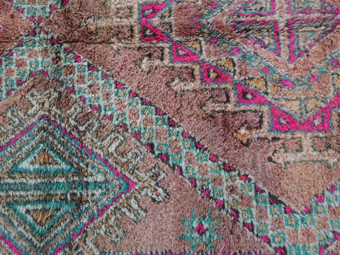 Assfar Vintage Moroccan Rug 5'9" x10'8"