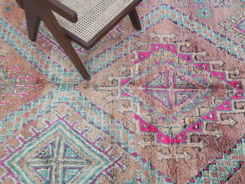 Assfar Vintage Moroccan Rug 5'9" x10'8"