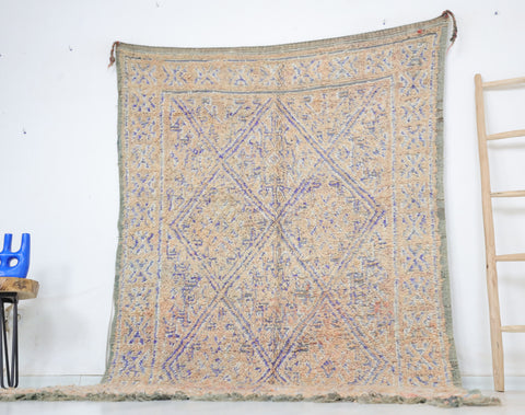 Fariq Vintage Moroccan Rug  5'3" x 9'2"