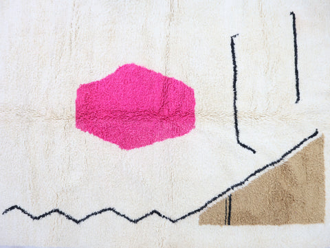 Menna Beni Ourain Rug 7'1" x 10'1"