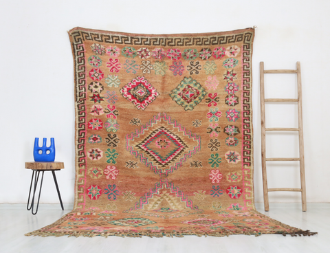 Ighil Vintage Moroccan Rug  6'0" x10'0"