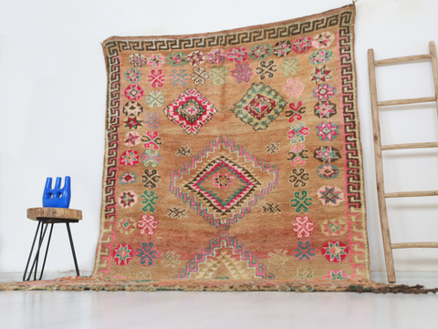 Ighil Vintage Moroccan Rug  6'0" x10'0"