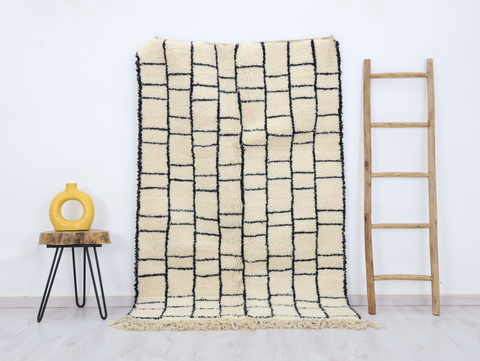 Zuniga Beni Ourain Rug 4'1" x 6'1"