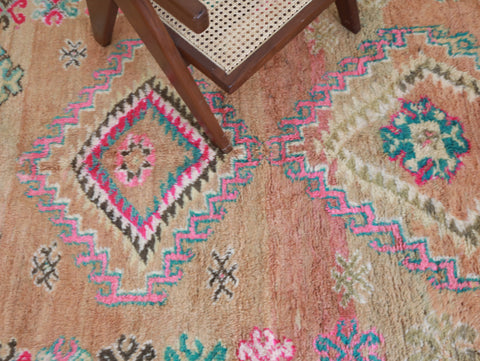 Ighil Vintage Moroccan Rug  6'0" x10'0"