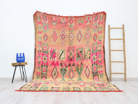 Usadden Vintage Moroccan Rug 6'2" x 9'0"