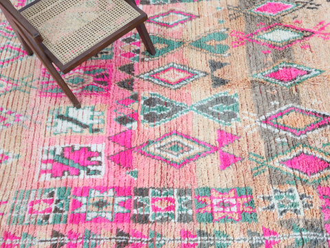 Usadden Vintage Moroccan Rug 6'2" x 9'0"