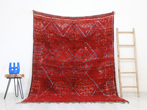 Amzin Vintage Moroccan Rug  6'0" x8'2"