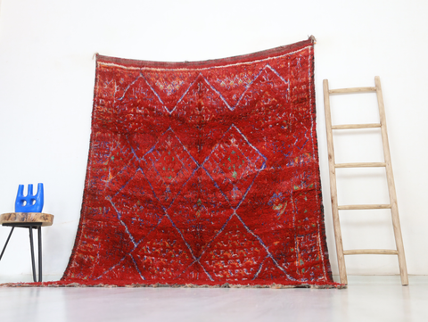 Amzin Vintage Moroccan Rug  6'0" x8'2"