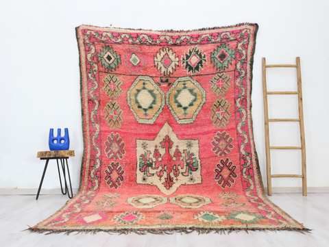 Meddur Vintage Moroccan Rug 6'3" x 9'8"