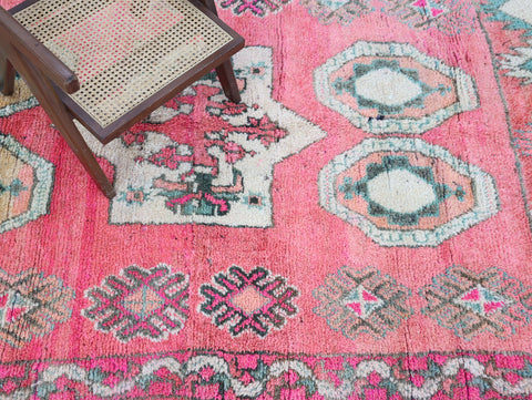 Meddur Vintage Moroccan Rug 6'3" x 9'8"