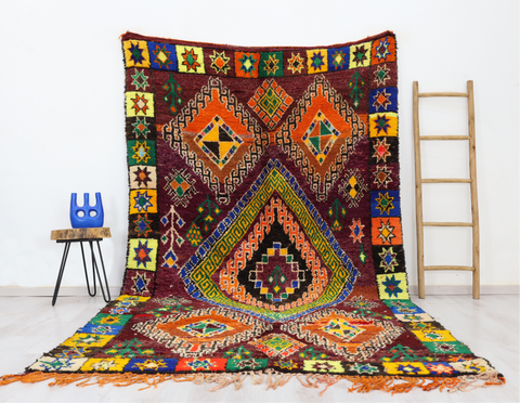 Mazan Vintage Moroccan Rug 6'1" x 10'6"