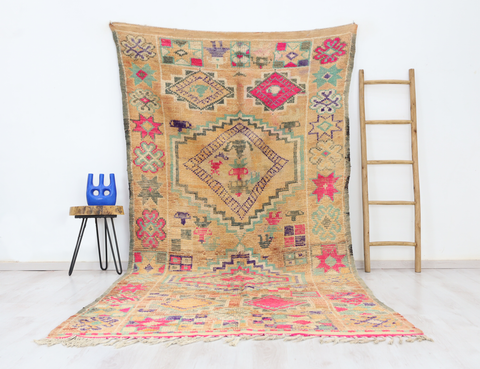 Izzem Vintage Moroccan Rug 5'4" x 11'0"